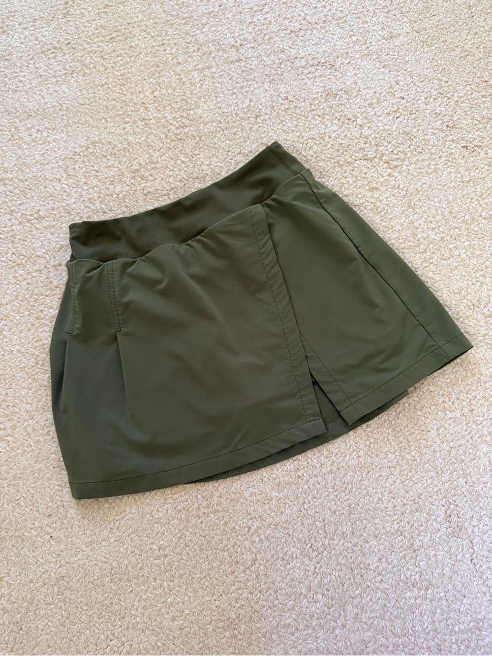 Zella Olive Green Athletic Skort